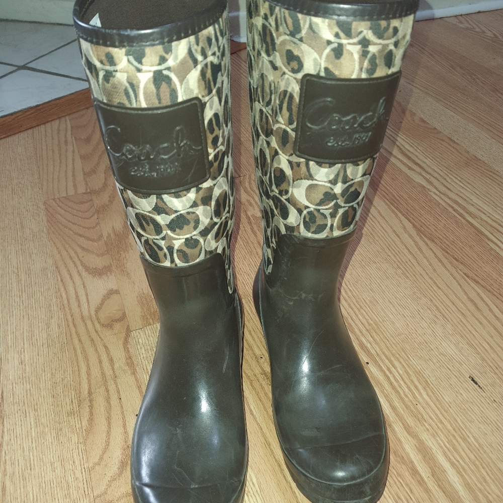 COACH Rain Boots